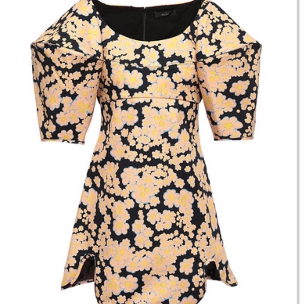 Ellery structured floral dress, UK8